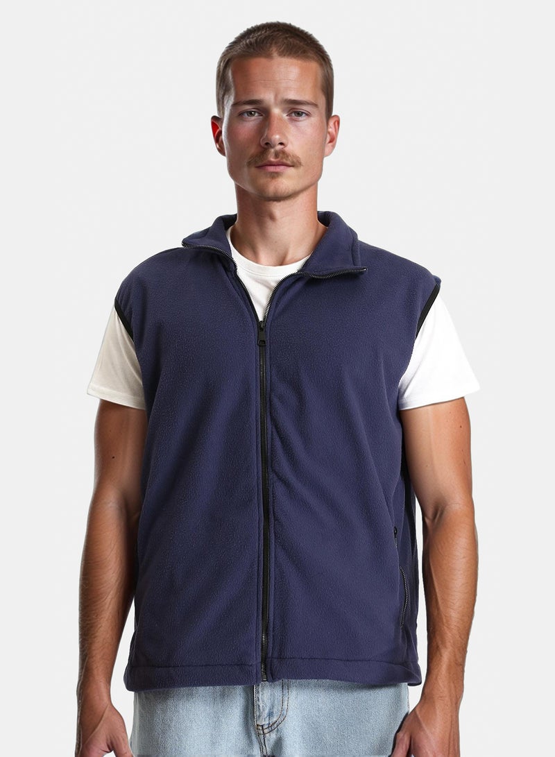 Ravin Men Sleeveless Zip-Up Vest - Image 1